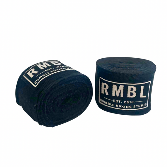 RUMBLE Hand Wraps- Traditional - Black