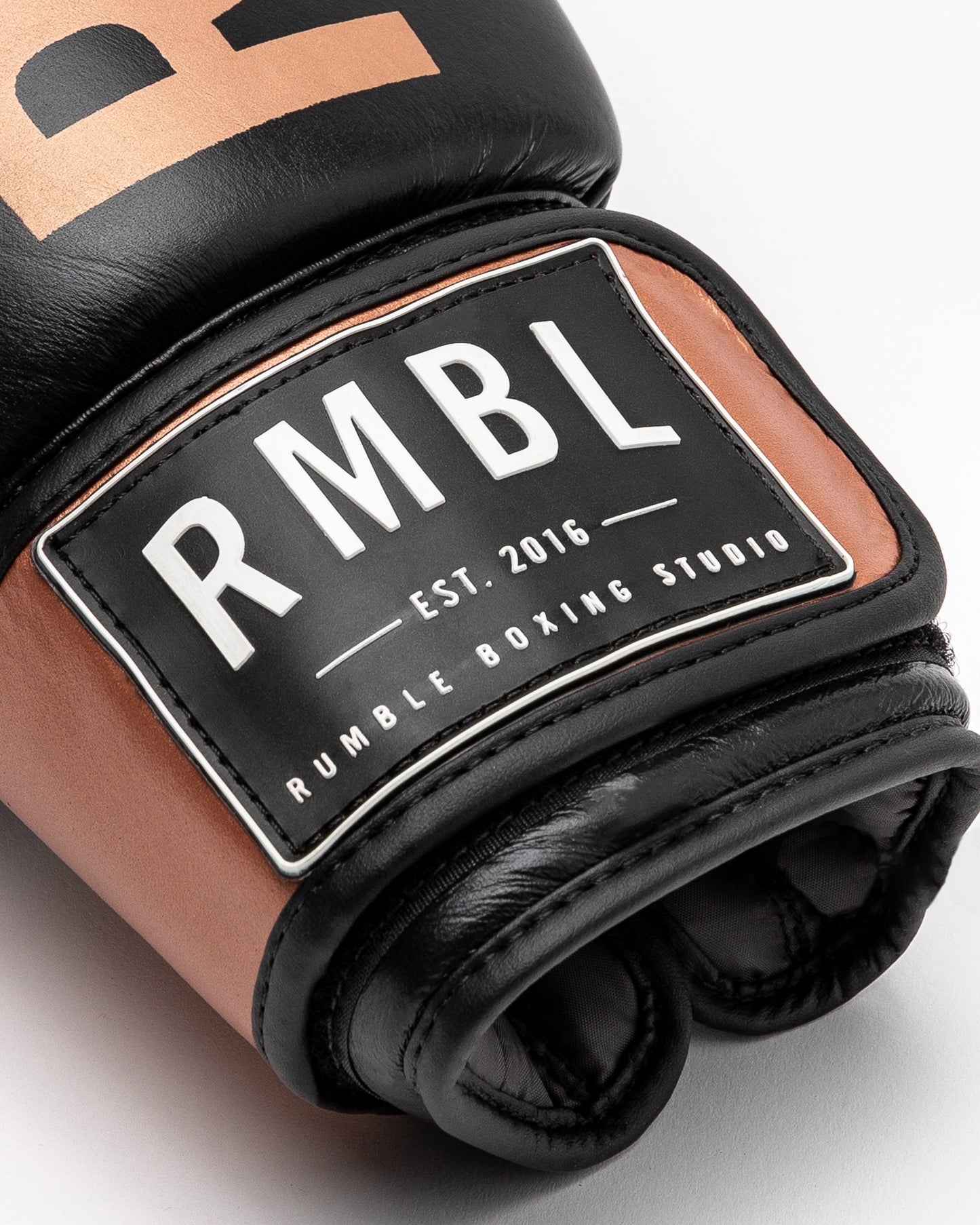 Premium RMBL Leather Gloves Rose Gold